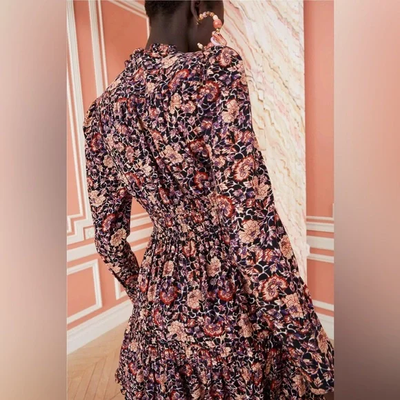 Ulla Johnson - Liv Dress in Midnight Floral - Picture 2 of 8